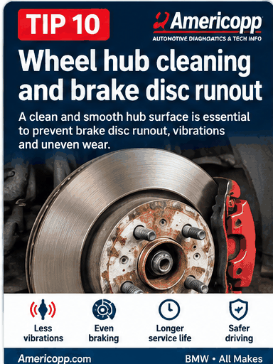 Tip 10: new rotors and brake vibration